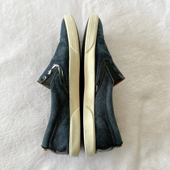 Jimmy Choo Demi Denim Trainer Slip On Sneakers - Picture 6 of 11